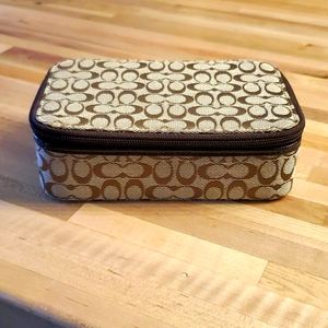 Coach jewelry travel case